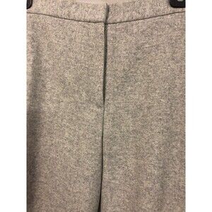 ANNE KLEIN Women’s Pants Gray Flannel Wool Blend Lined Crop Size 8 P x 24 NWOT